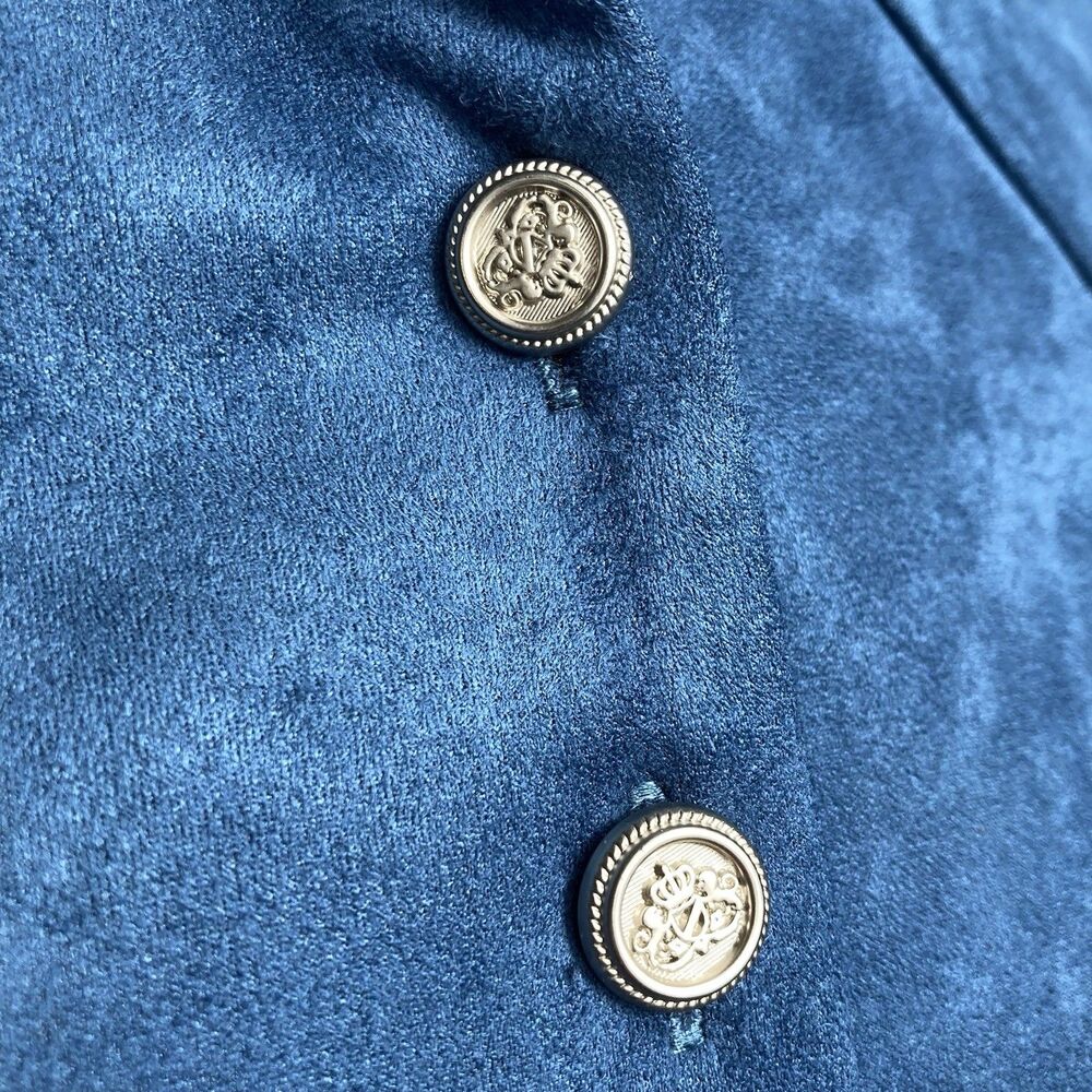 Womens Plaid Maxi Dress XS Faux Suede Pockets Western Prairie Retail $170 Oyrosy - Picture 6 of 16